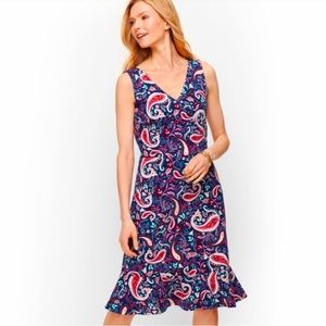 Talbots paisley sundress M Medium